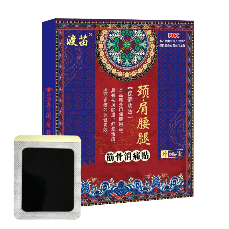 Miao Herbal Lumbar and Cervical Patch Self Heating Body Relief Plaster 6 Patches Per Box - Image 5