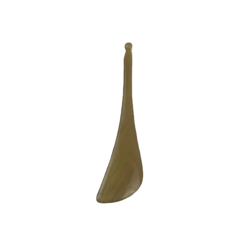 Goat Horn Gua Sha Meridian Massage Stick 12cm Slim Facial Eye Beauty Tool - Image 5