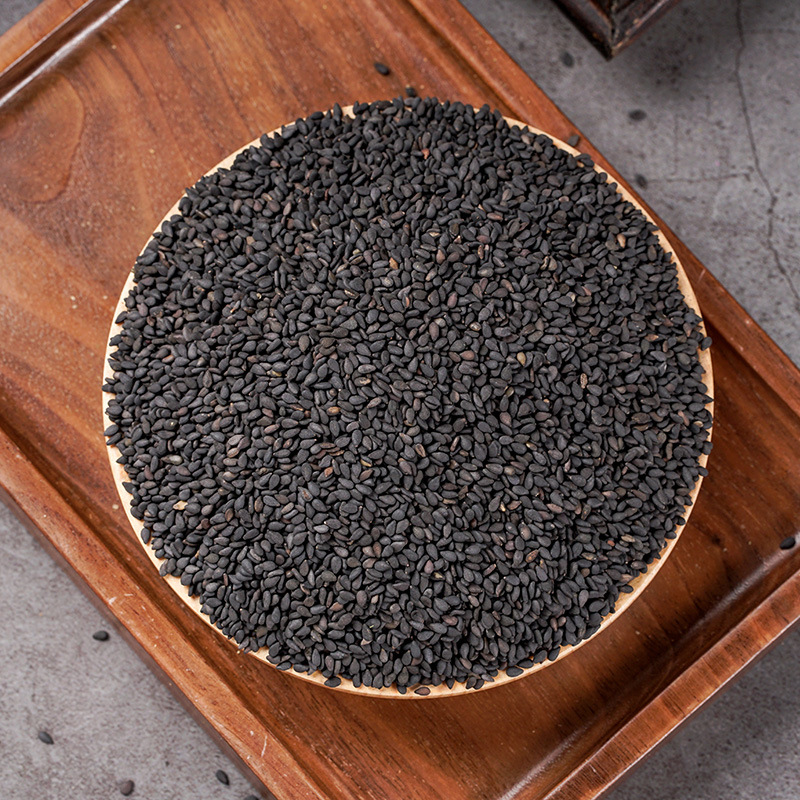 Hei Zhi Ma (Sesamum indicum) — Roasted Black Sesame Seeds, Food Herb for Congee & Baking - Image 3