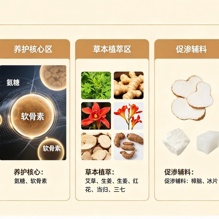 Graphene Glucosamine Warm Patch Mugwort Herbal Topical Body Patch for Massage and Wellness - Image 2