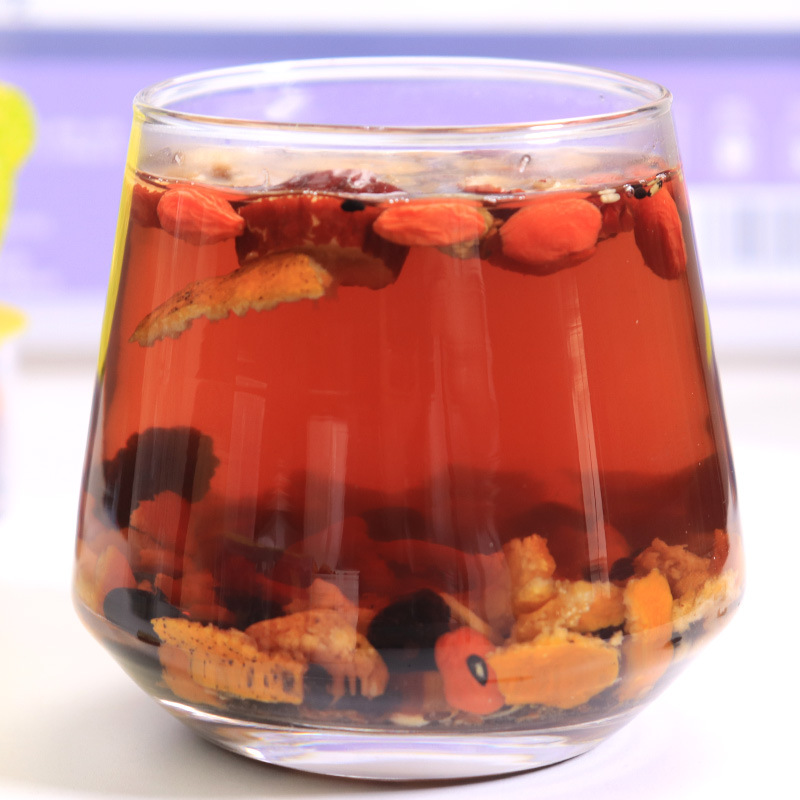 Ginseng Polygonatum Mulberry Tea Ren Shen Huang Jing Sang Shen 260g Box 15 Jars Sugar Free Hot Brew Herbal Flower Tea - Image 4