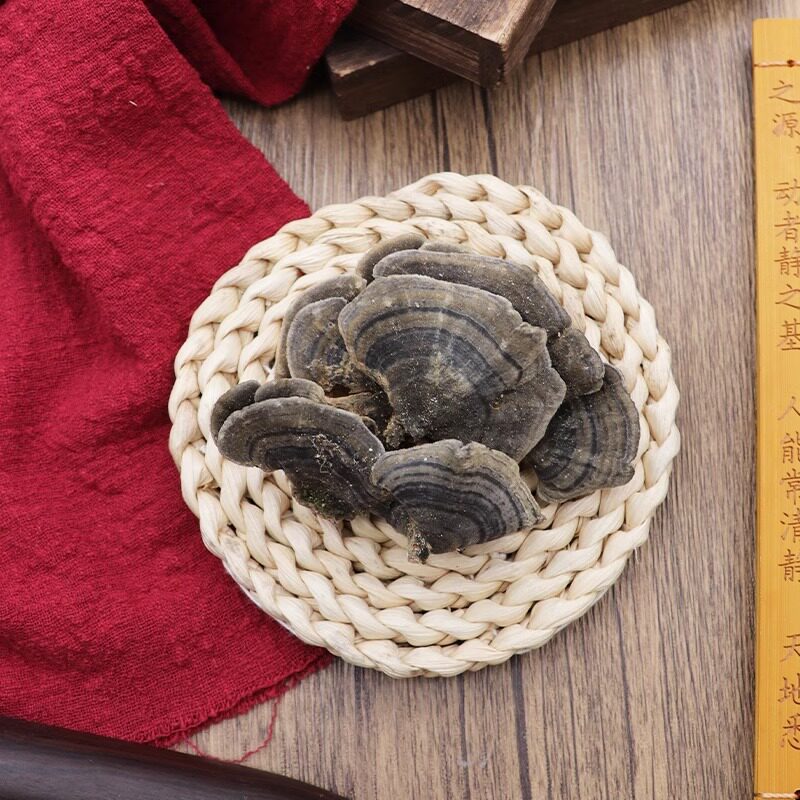Dried Yun Zhi Coriolus Mushroom 500g Natural Sun Dried Herbal Fungus for Decoction and Tea - Image 4
