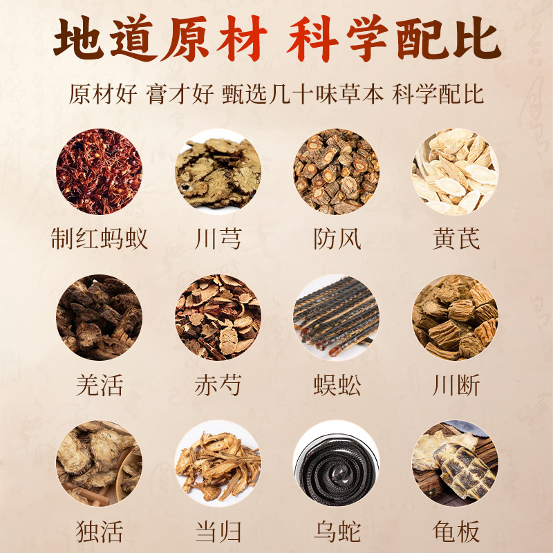 Fire Ant Marching Patch Self Heating Lumbar Patch Herbal Powder Paste for Waist and Joints - Image 3