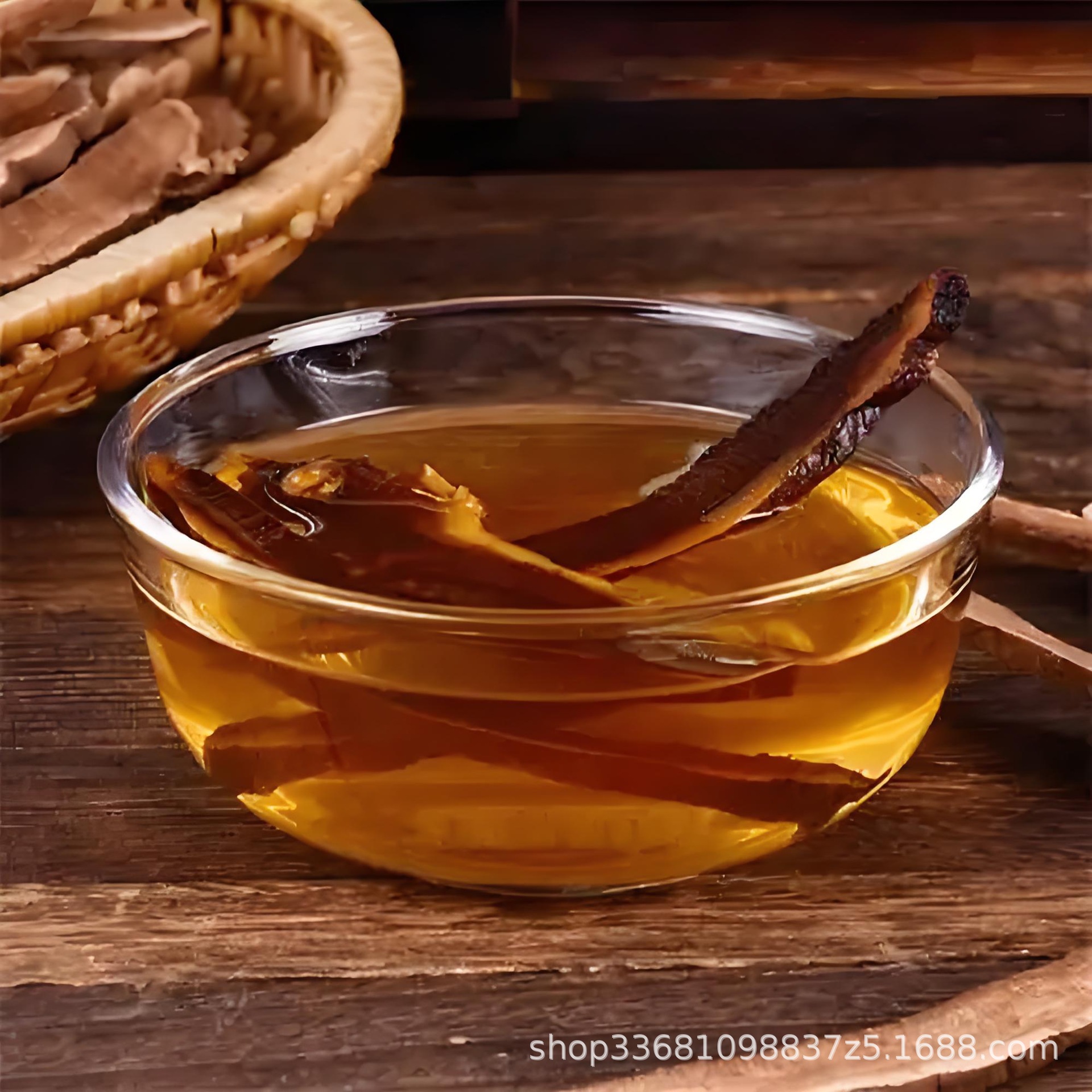 Black Reishi Mushroom Slices Dried Ganoderma Slices for Traditional Herbal Decoction and Tea - Image 3