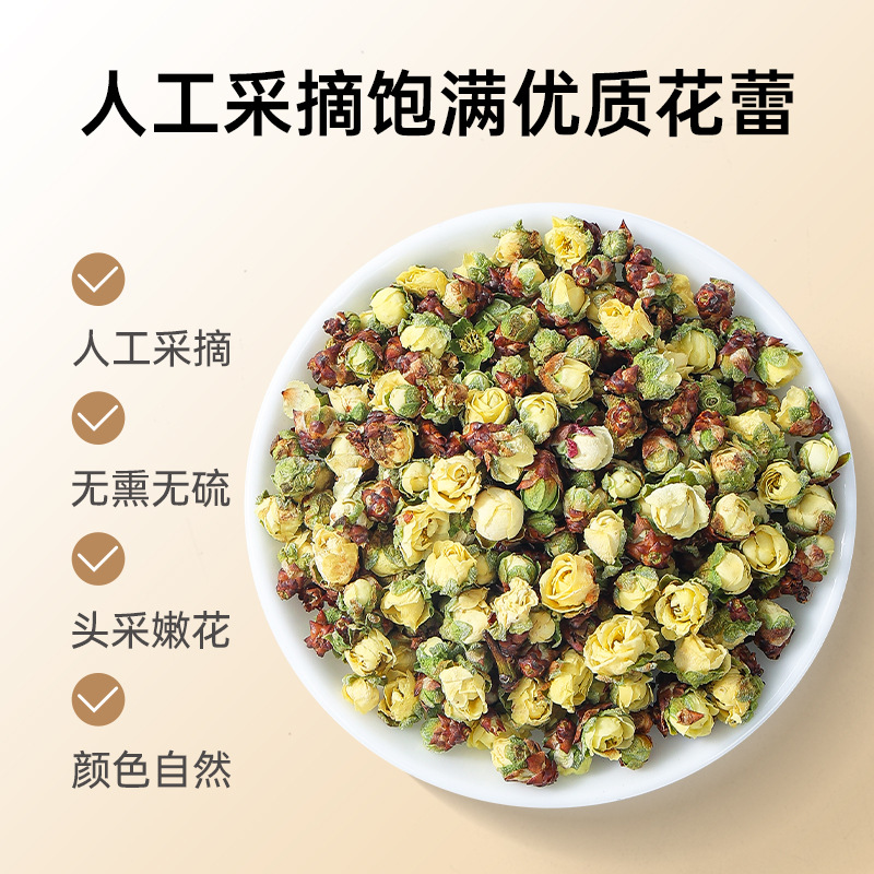 Dried White Plum Flower Tea Bai Mei Hua Floral Herbal Infusion 80g - Image 2