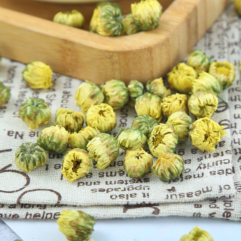 Tai Ju (Chrysanthemum morifolium) Dried Flower Buds — Hangzhou White Chrysanthemum Tea, 500g Bag - Image 3