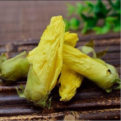 Golden Flower Abelmoschus Tea Dried Jin Hua Kui Flower Buds 25g x 5 Cans Herbal Infusion - Image 4
