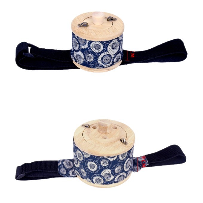 Wooden Moxa Box Zusanli Moxibustion Burner Portable Belly and Abdomen Warming Tool with Strap - Image 5