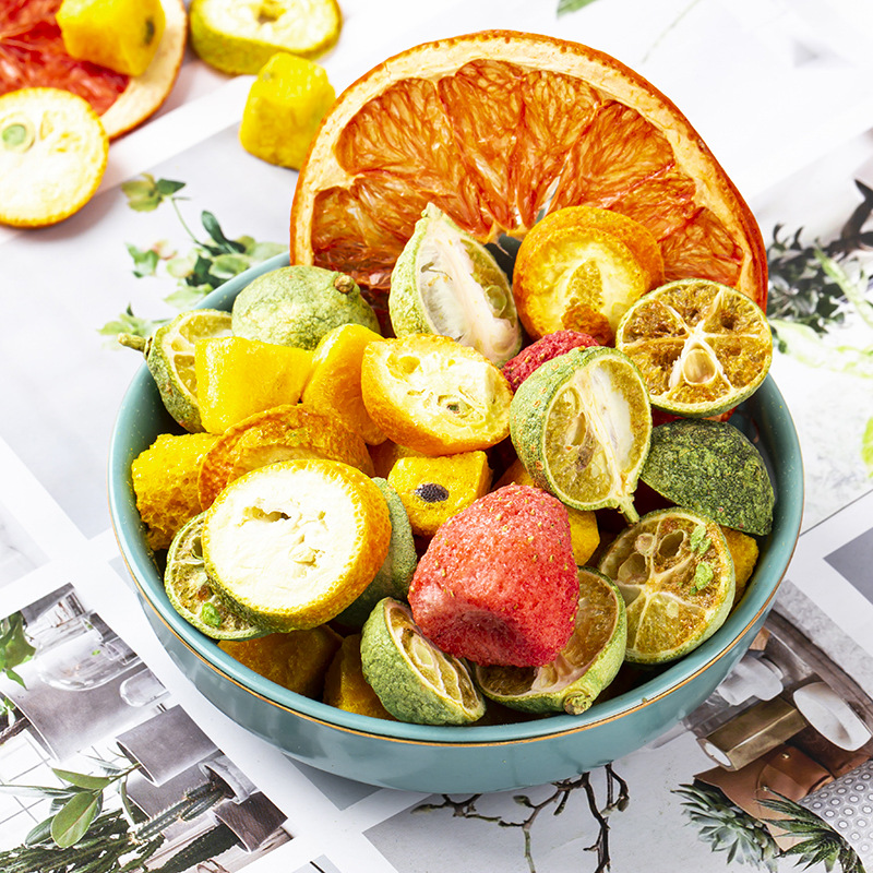 Freeze-Dried Fruit Tea Blend — Kumquat, Lime, Passion Fruit & Grapefruit, 500g Loose - Image 3