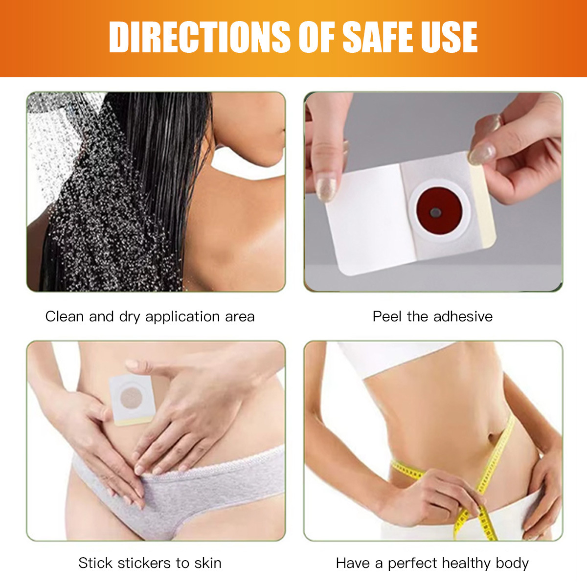 Belly Pads Navel Sticker with Magnet 30 Patches per Box Abdominal Wellness Patch - Image 2
