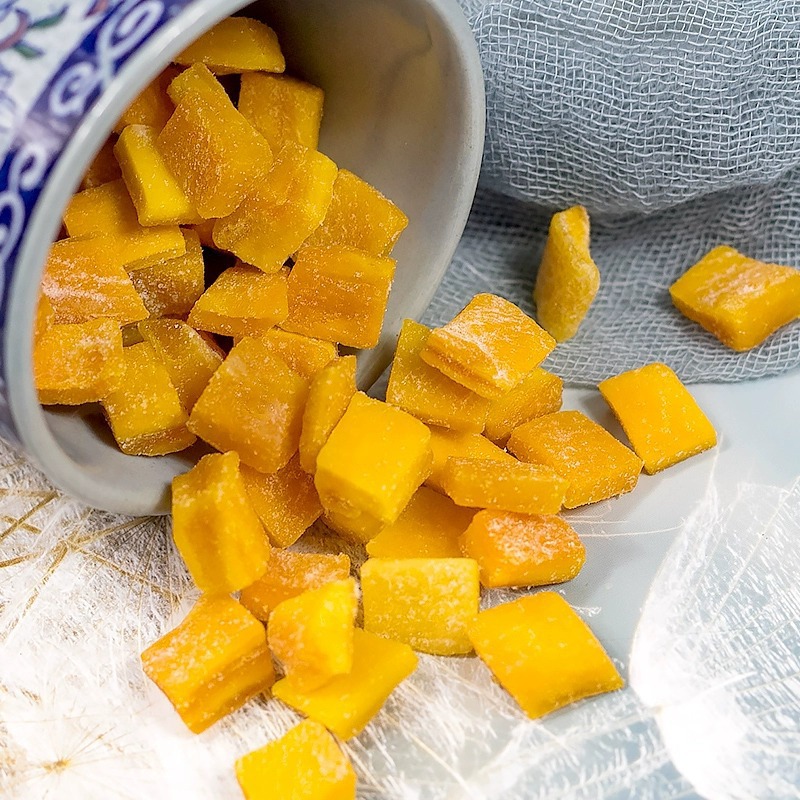 Dried Mango Dices 500g Sweetened Mango Chunks for Baking Nougat and Snack Making - Image 3