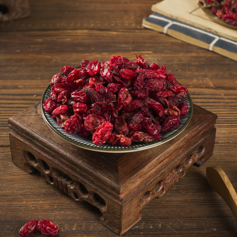 Shan Zhu Yu (Cornus officinalis) — Dried Pitted Dogwood Fruit, Qinling-Origin Food Herb for Tea & Soup - Image 2