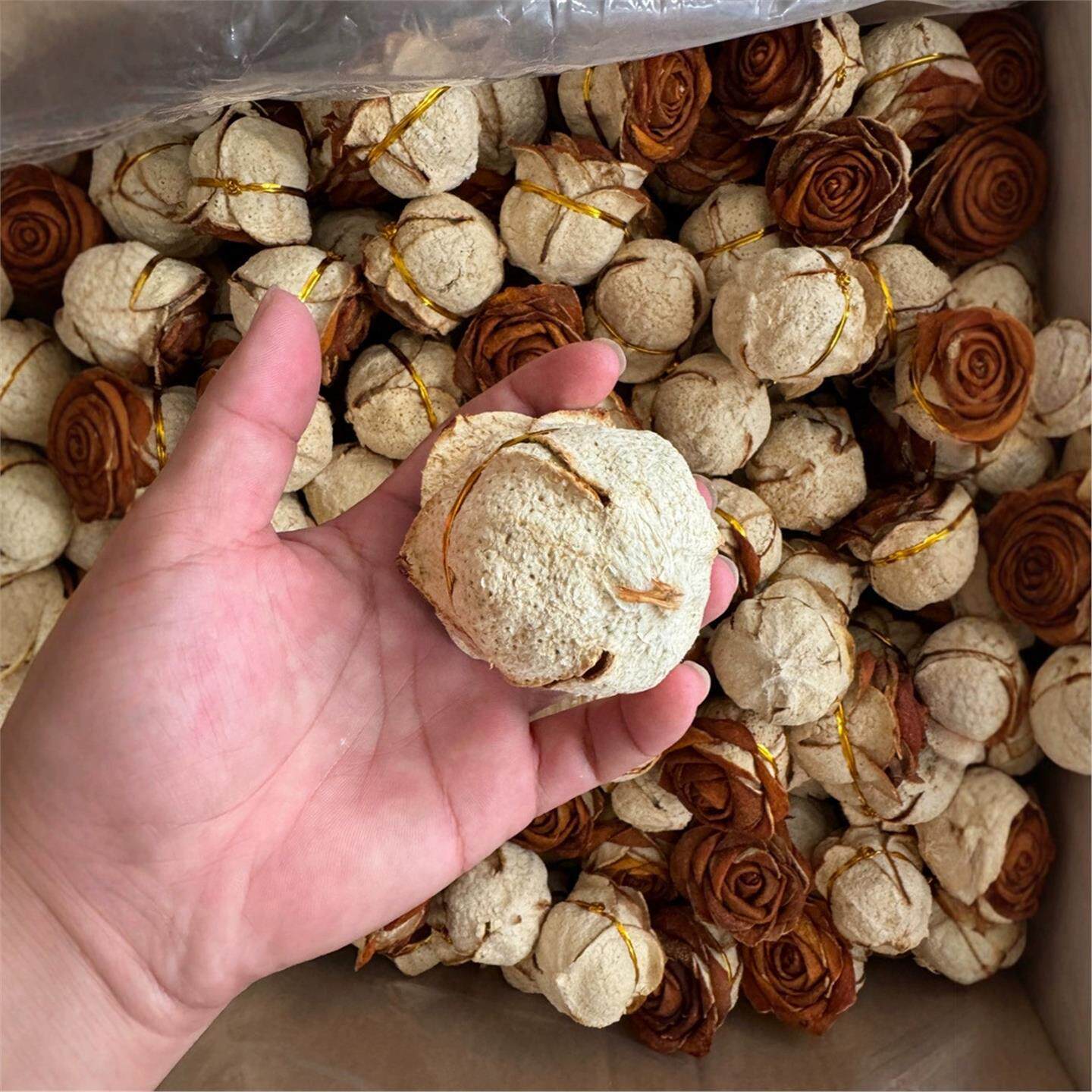 Xinhui Chenpi Rose Shaped Dried Tangerine Peel Flower 600g Gift Box for Tea and Brewing - Image 2
