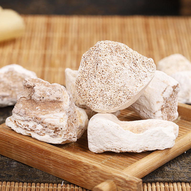 Long Gu (Fossilized Bone) — Washed Wu Hua Dragon Bone & Long Chi Herbal Pieces - Image 2