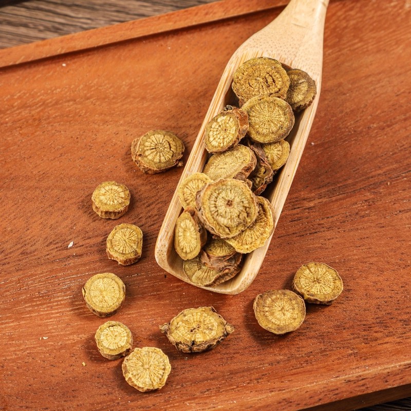 Dried Scutellaria Root Slices Huang Qin Bulk Herbal Decoction Pieces 500g - Image 3