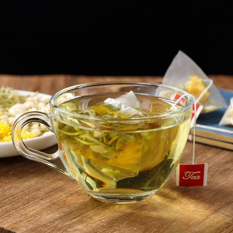 Honeysuckle Chrysanthemum Jasmine Tea Bags (Lonicera, Chrysanthemum, Jasminum) — 50 Pyramid Sachets - Image 3