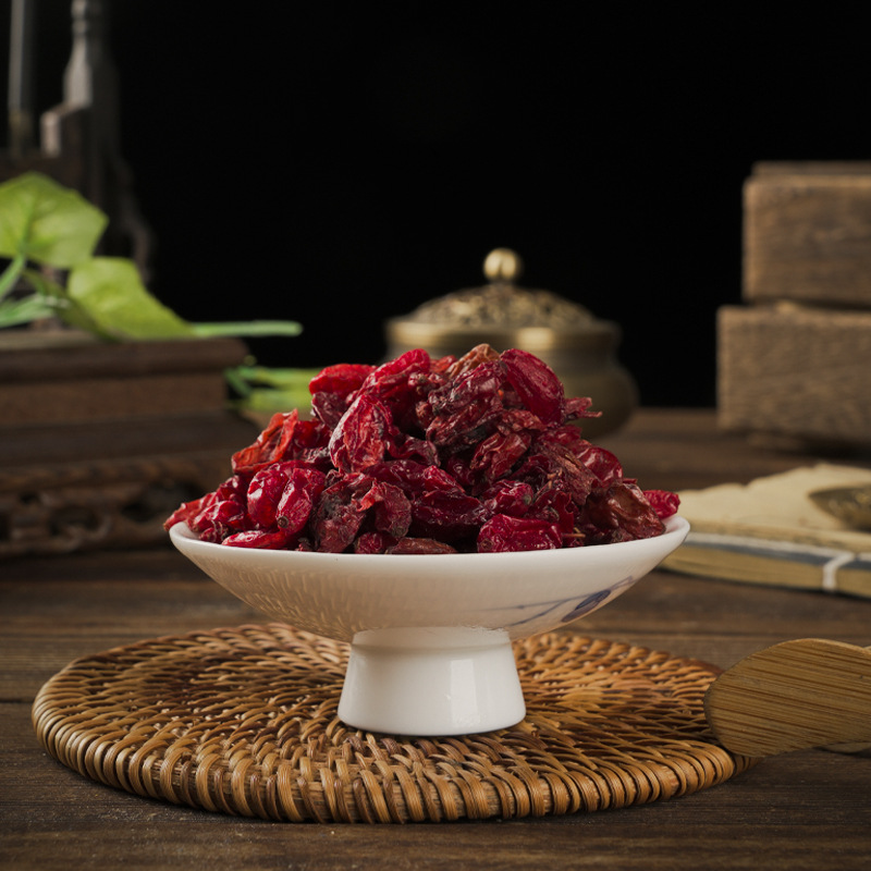Shan Zhu Yu (Cornus officinalis) — Dried Pitted Dogwood Fruit, Qinling-Origin Food Herb for Tea & Soup - Image 3