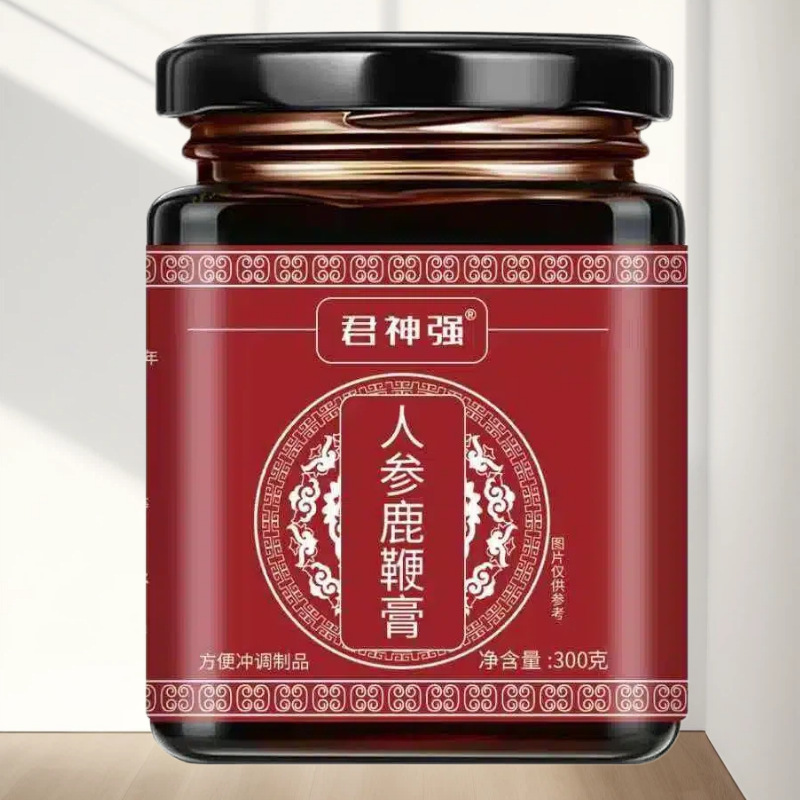 Jun Shen Qiang Ren Shen Lu Bing Gao Herbal Paste 300g Traditional TCM Male Wellness Supplement Ready to Eat - Image 3
