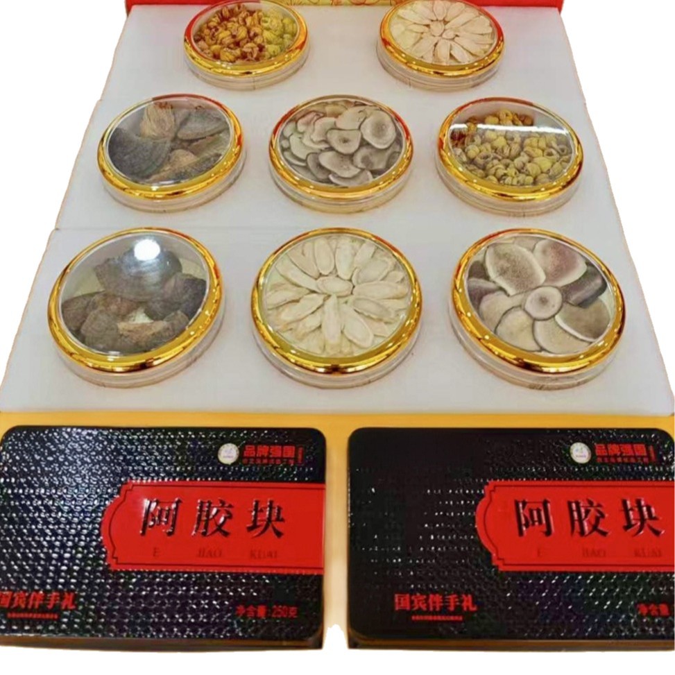 Five Blessings Nourishing Gift Box Sanghuang Dendrobium American Ginseng Deer Antler and Ejiao 770g - Image 5