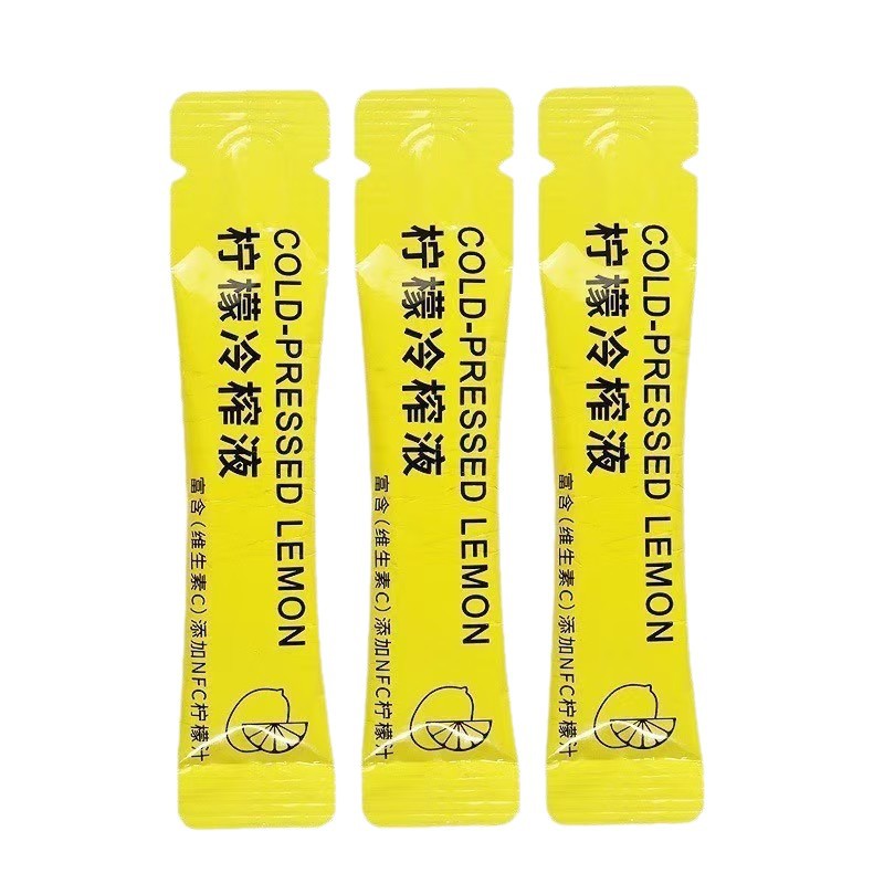Cold-Pressed Lemon Concentrate Juice 15ml Stick Packs 100 Count Vitamin C Drink Mix - Image 5