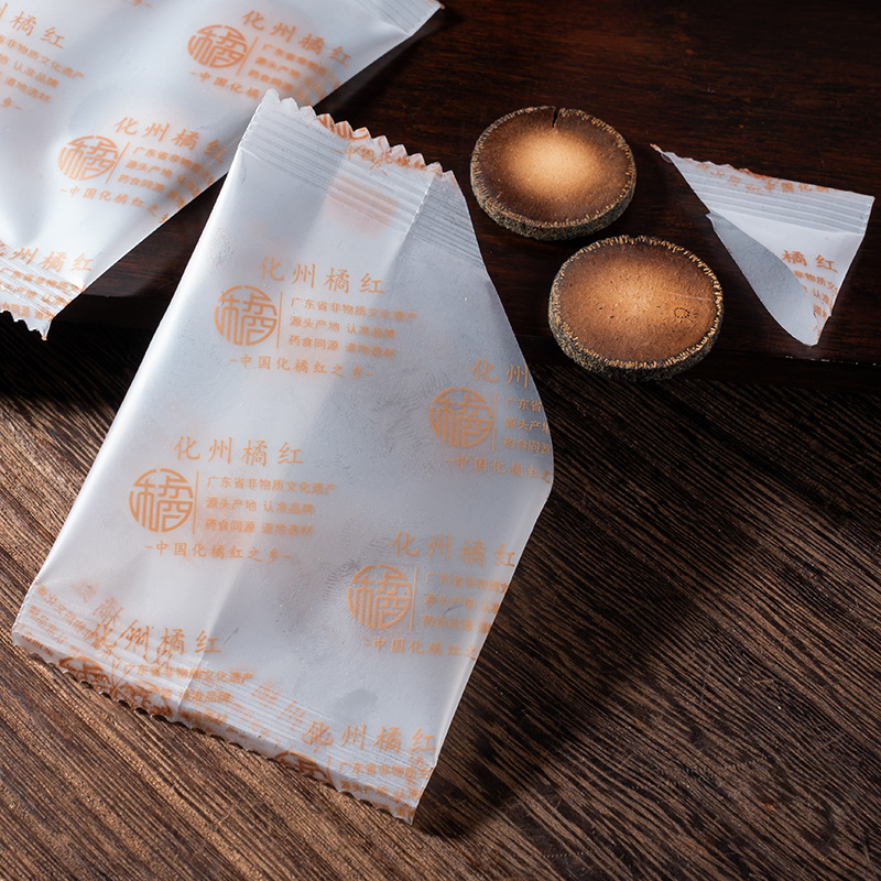 Huazhou Tangerine Peel Slices Hua Ju Hong 60g Individually Wrapped Aged 25 Year Old Tree Citrus Peel for Traditional Herbal Tea - Image 4