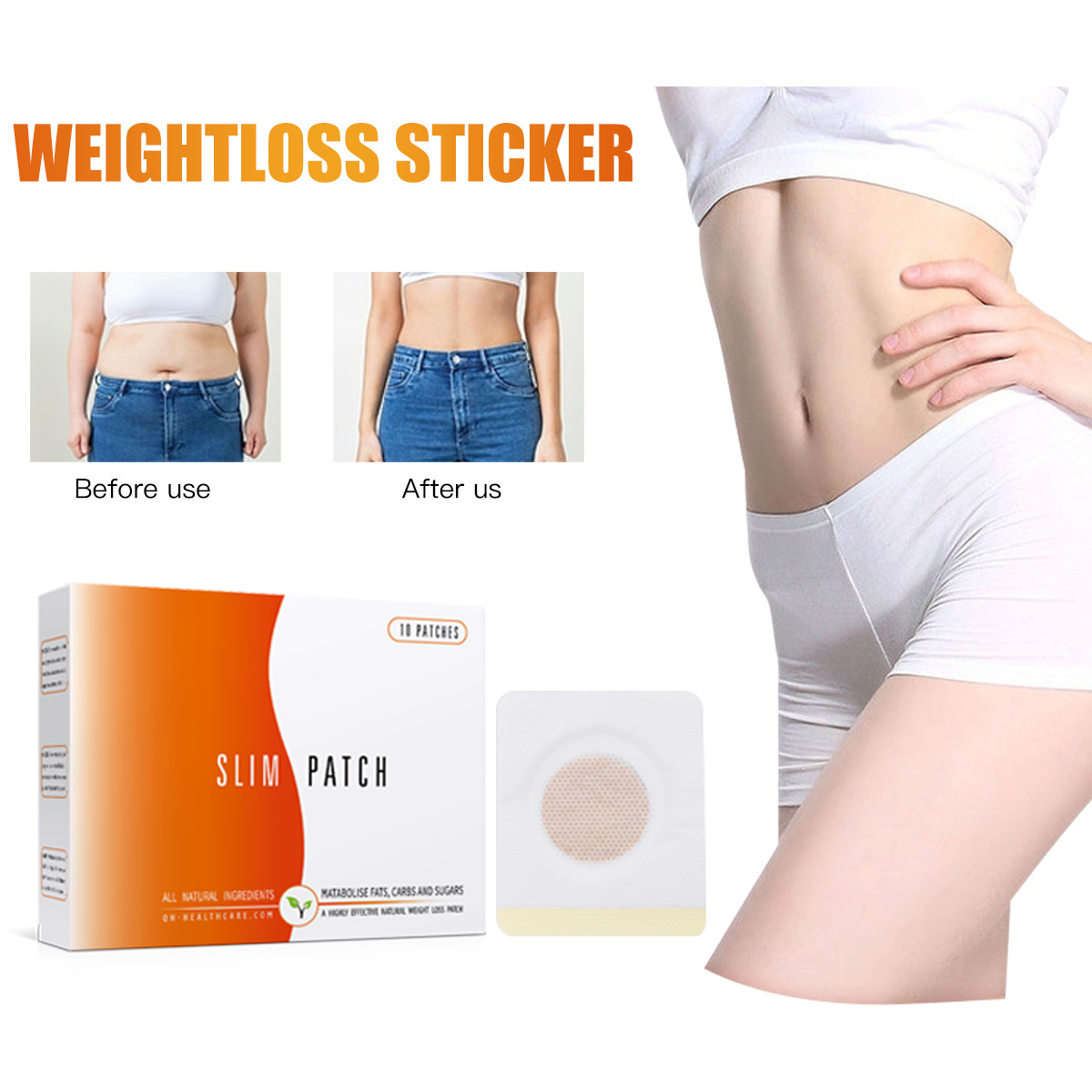 Belly Pads Navel Sticker with Magnet 30 Patches per Box Abdominal Wellness Patch - Image 3