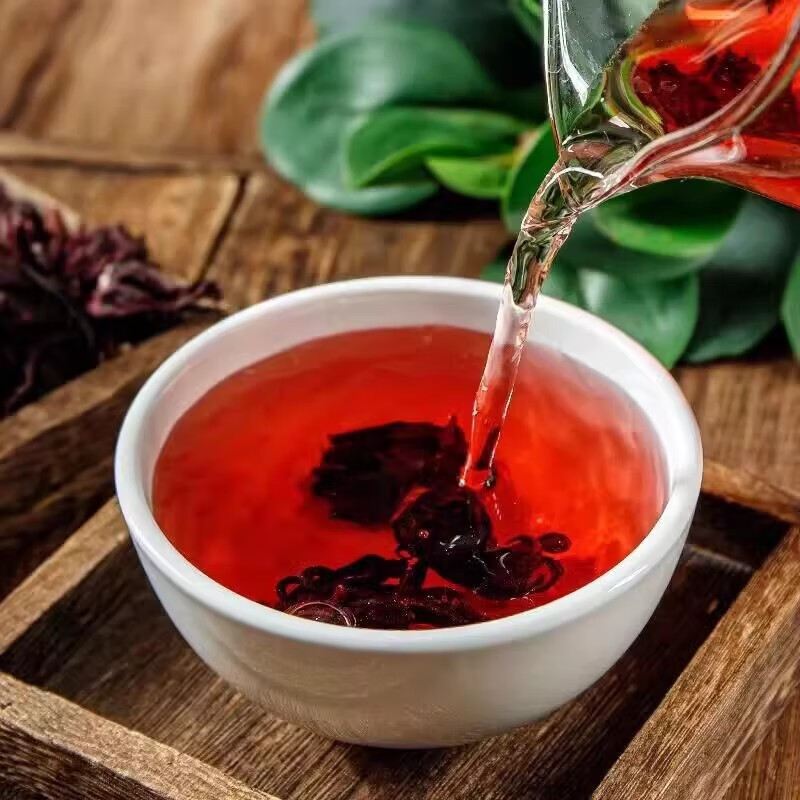 Dried Roselle Hibiscus Tea Luo Shen Hua Whole Flowers 500g Yunnan Herbal Floral Infusion - Image 3