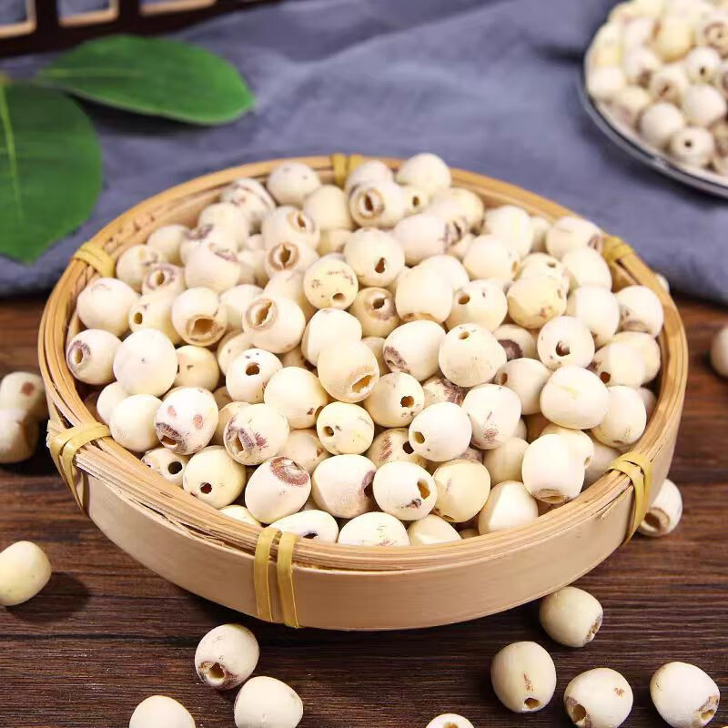 Coreless White Lotus Seeds 500g Bai Lian Zi Dried Nelumbo nucifera Seeds for Soup Congee and Tea - Image 5