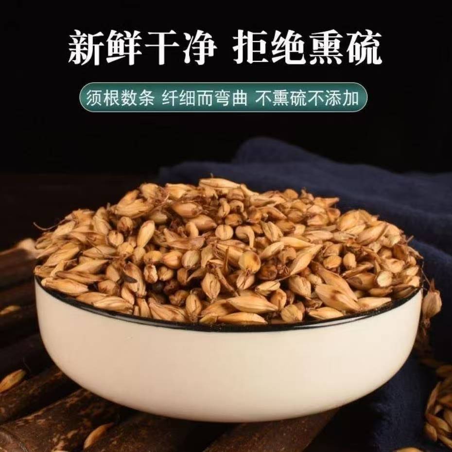 Malt (Hordeum vulgare) — Dried Hulled Barley Sprout for Herbal Tea & Soup, 500g - Image 3