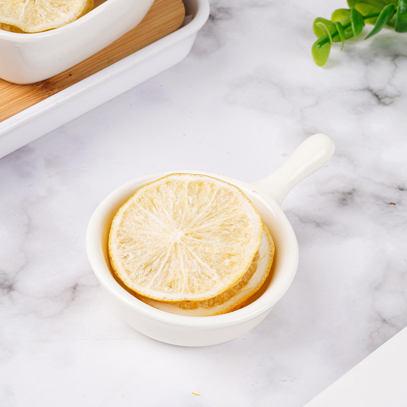 Freeze-Dried Lemon Slices (Citrus limon) — Cold-Brew Fruit Tea, 50g Jar - Image 2