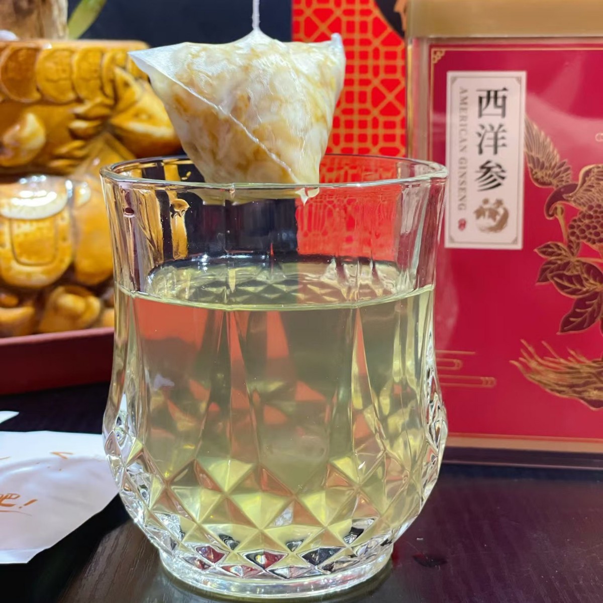 American Ginseng Teabag Triangle Pack Jilin Ginseng Wellness Tea Gift Box - Image 4