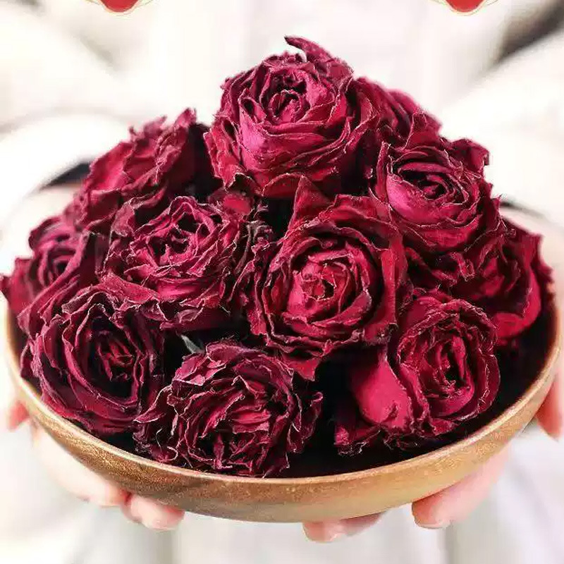 Yunnan Mohong Rose Herbal Tea 25g Can Freeze Dried First Flush Flower Tea Hot Brew - Image 3