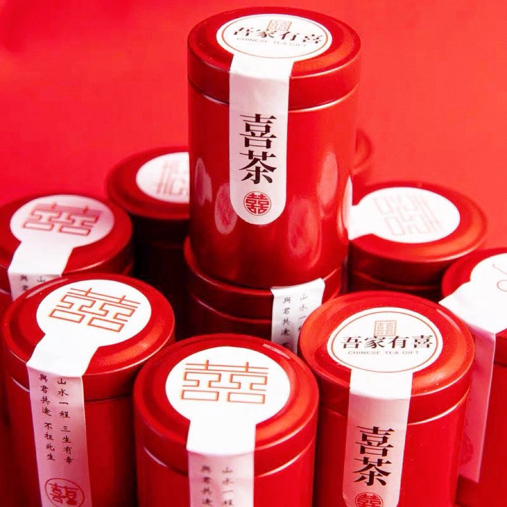Da Hong Pao Mini Tea Gift Jar 5g Bagged Oolong Wedding Favor for Bridesmaids and Guests - Image 2