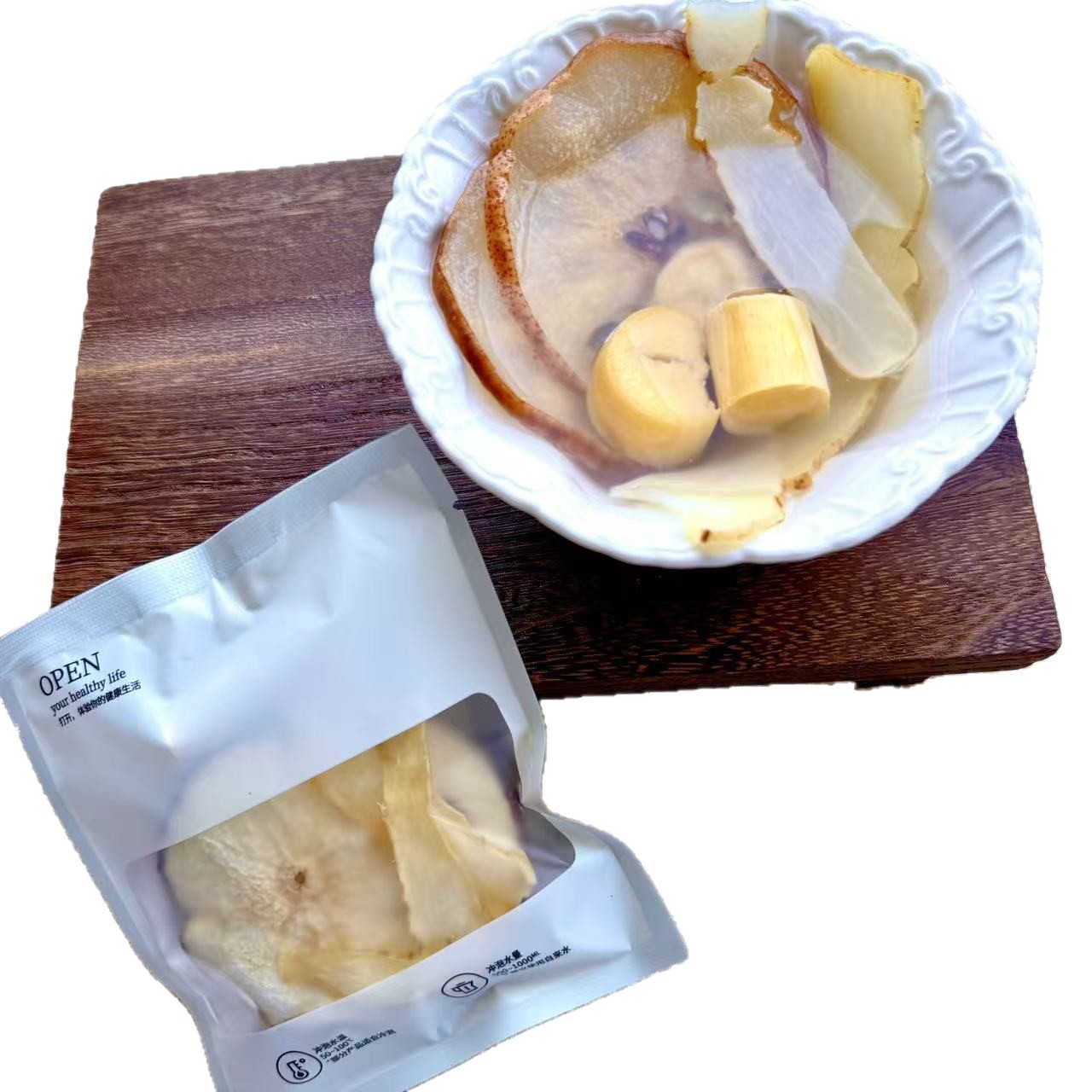 Dendrobium Water Chestnut Snow Pear Herbal Tea Tie Pi Shi Hu Blend 25g x 10 Bags for Autumn Winter Wellness - Image 5