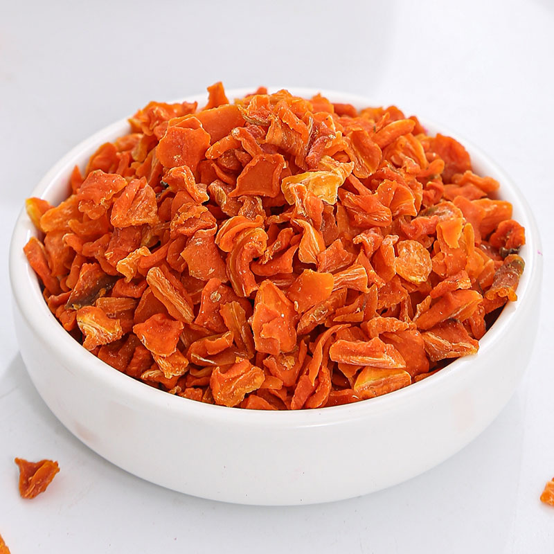 Dehydrated Carrot Dices (Daucus carota) — 5×5mm Dried Carrot Cubes for Tea & Instant Meals - Image 2