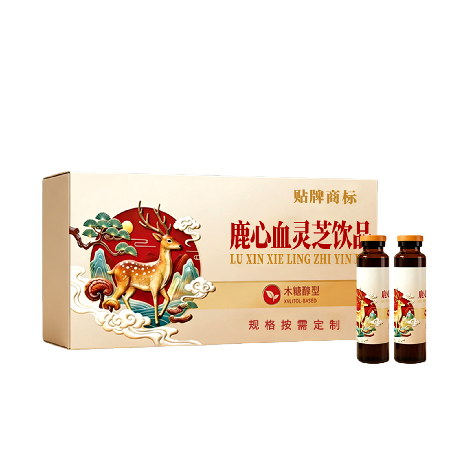 Deer Heart Blood & Reishi OEM Custom Oral Liquid — Bottled Herbal Wellness Drink - Image 5