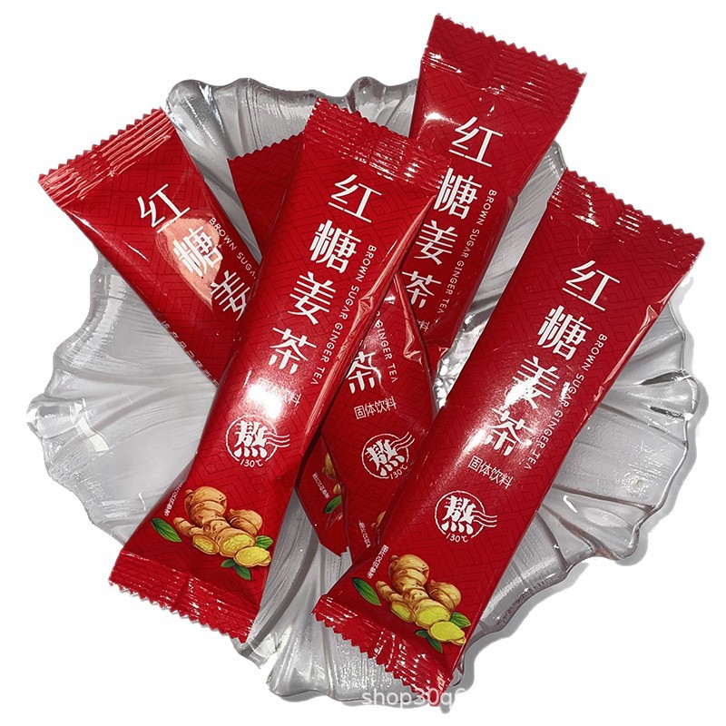 Brown Sugar Ginger Tea Granules 20g Instant Sachets with Red Date and Rose Warming Daily Drink - Image 5