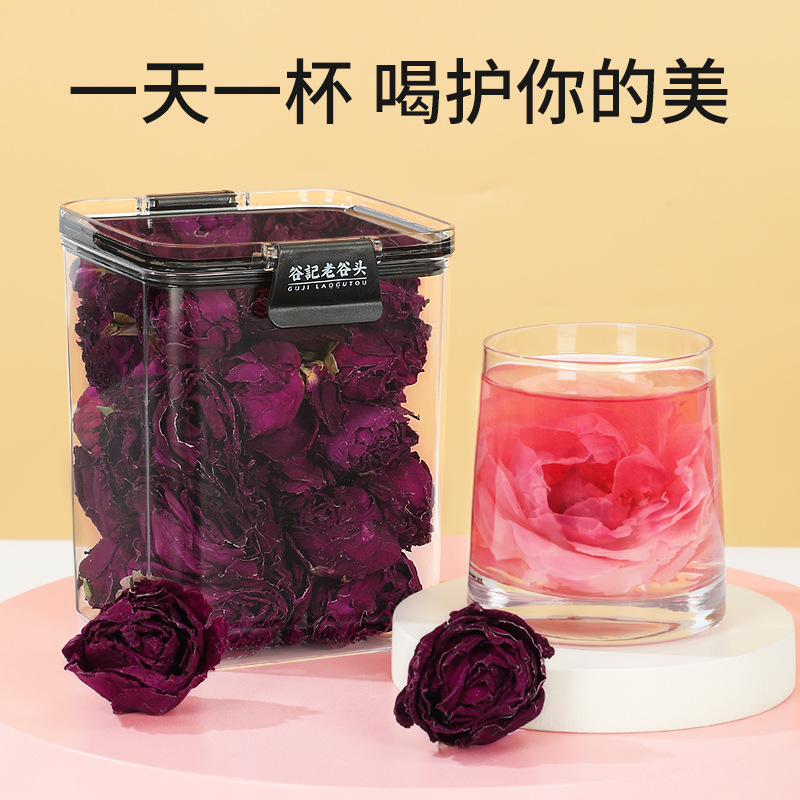 Dried Yunnan Red Rose Tea Whole Flower Crown Buds Meigui Hua Herbal Infusion 40g - Image 3