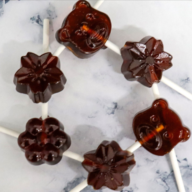 Pear Paste Lollipops 80g Bottle 10 Sticks Pear Flavor Candy No Artificial Colors - Image 4