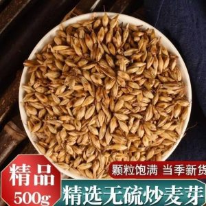Malt (Hordeum vulgare) — Dried Hulled Barley Sprout for Herbal Tea & Soup, 500g