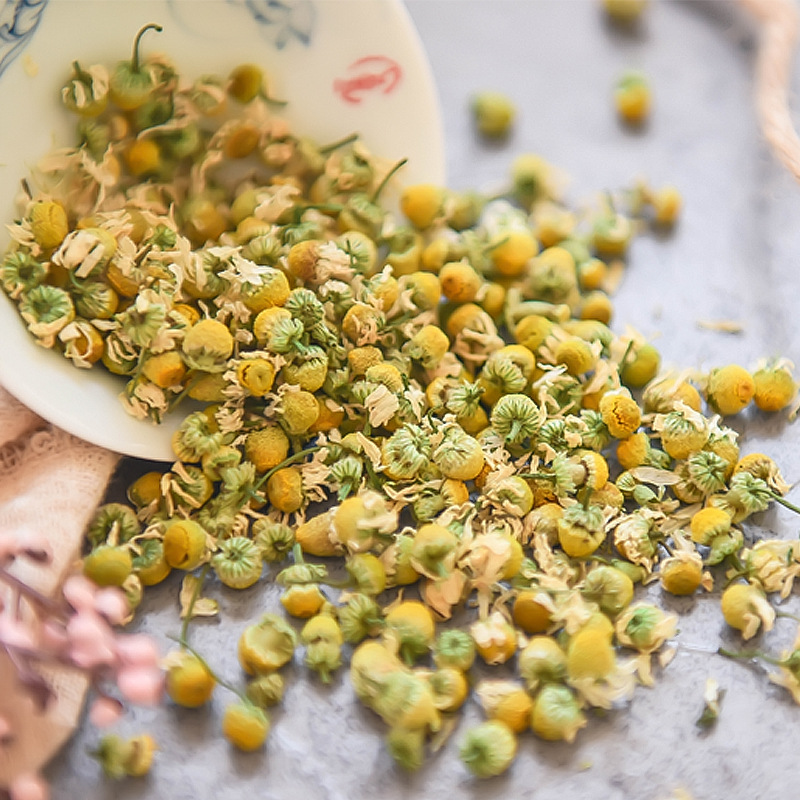 German Chamomile Flowers 500g Dried Matricaria Herbal Tea Loose Blossoms for Calming Infusions - Image 3