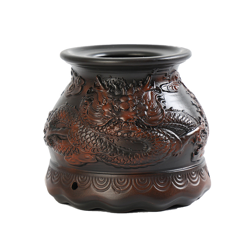 Red Bian Stone Fire Dragon Moxa Jar Set with 12 Moxa Sticks and Gift Box for Home Warming Therapy - Image 5