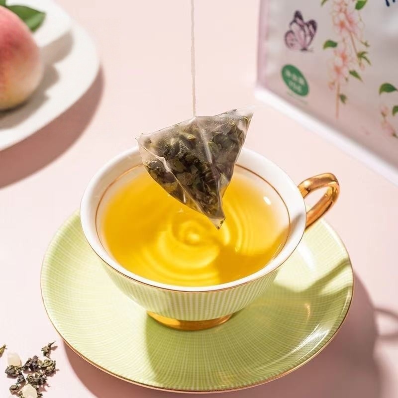 Peach Oolong Tea Mi Tao Wu Long Cold Brew Loose Leaf Wellness Tea for Women 2 Cans - Image 2