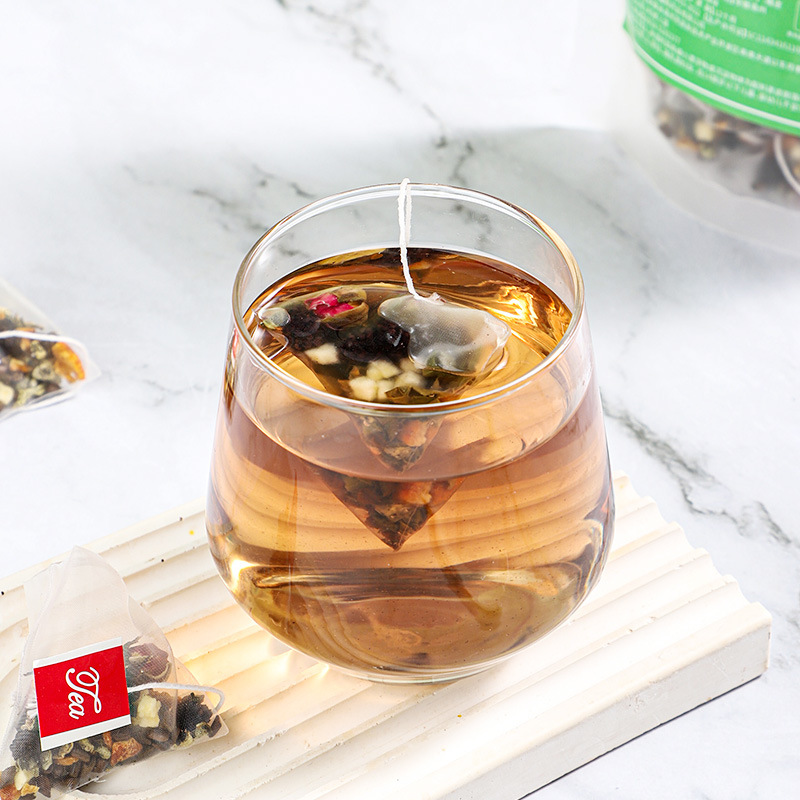 Apple Rose Lotus Leaf Tea 250g 50 Pyramid Tea Bags Cold Brewed Herbal Blend - Image 2