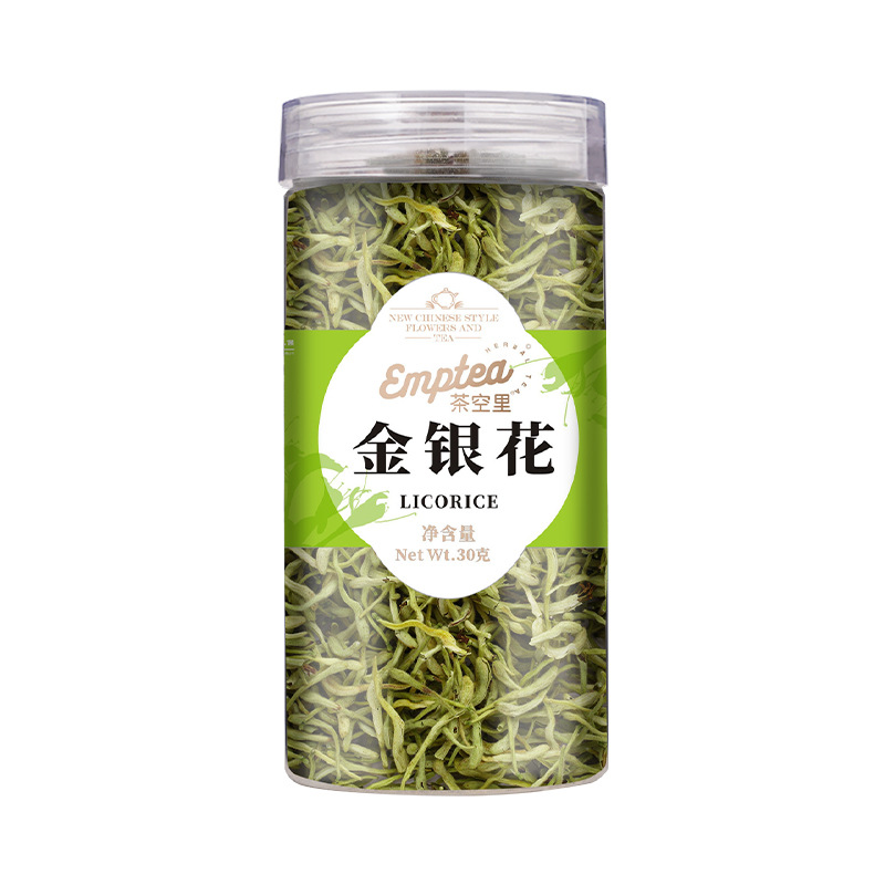 Jin Yin Hua Tea (Lonicera japonica) — Dried Honeysuckle Flower Tea, 30g Jar - Image 5