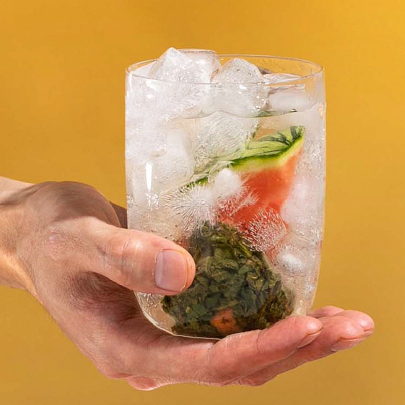 Watermelon Oolong Cold Brew Tea Xigua Wulong Loose Pyramid Bags 50g Sugar Free Refreshing Summer Drink - Image 4