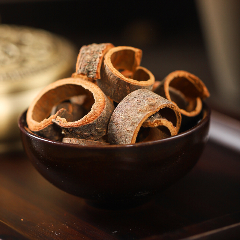 Cinnamon Raspberry Herbal Tea Rou Gui Fu Pen Zi Dried Slices 120g Canister for Daily Brew - Image 2