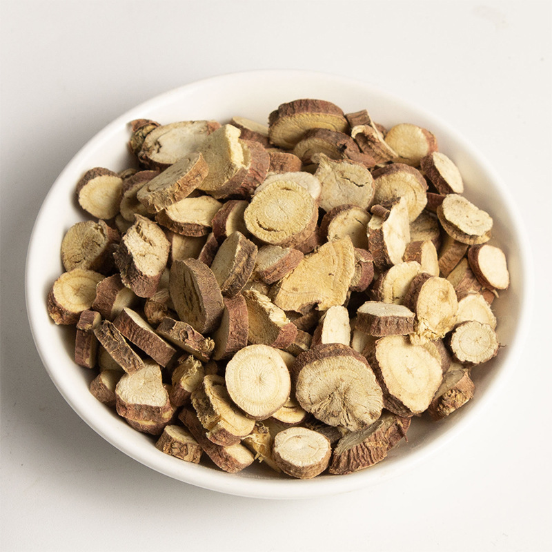 Dried Licorice Root Slices Gan Cao 甘草 Red Skin Round Cut 500g Xinjiang Origin - Image 3