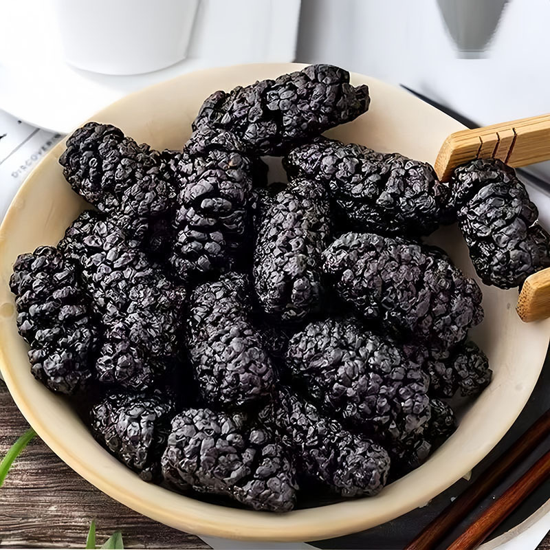 Dried Black Mulberries Sang Shen 100g Bottle Xinjiang Sun Dried Fruit for Tea and Snacking - Image 4