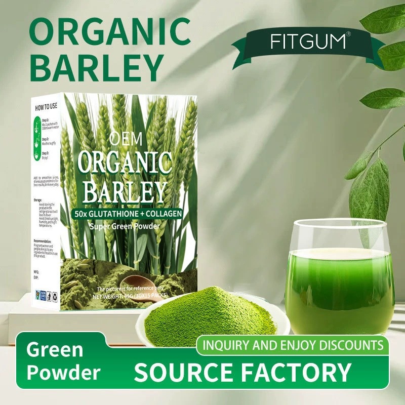 Barley Grass Juice Powder Da Mai Ruo Ye Qing Zhi Powder 45g Green Drink Mix - Image 3